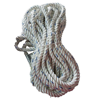 Страховочная веревка для защиты от падения с высоты, спасательная веревка для спасения, охоты, кровли, диаметр 30 м, 16 мм, белая 