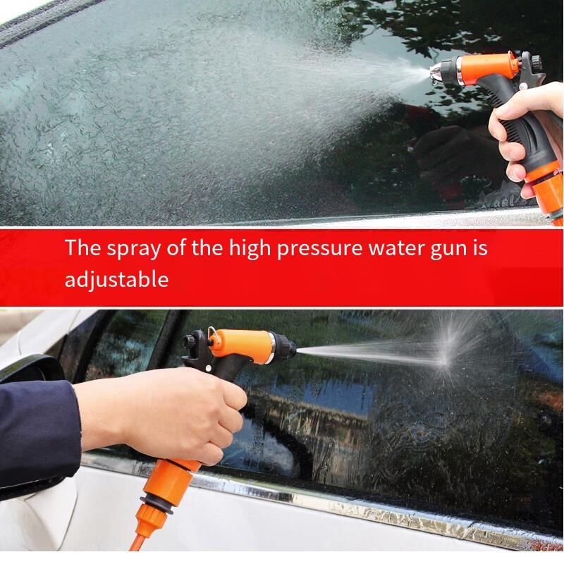 High Pressure Car Washing Water Gun Household Flower Watering Pipe Garden Water Spray Gun Automobile Supplies Adjustable Water Gun Nozzle Water Spray