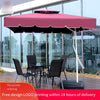 Outdoor Sunshade Umbrella Large Umbrella Outdoor Stall Courtyard Umbrella Outdoor Balcony Sunscreen Folding Canopy Sunshade Umbrella