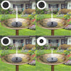 Солнечный фонтан Плавающий фонтан Листья лотоса Солнечный плавающий фонтан для распыления воды Мини-открытый пруд Рыбный пруд Аэрация Солнечный водяной насос