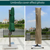 Dust Proof Sunscreen Cover Outdoor Sunshade Garden Umbrella Cover Roman Umbrella Cover Wine Red