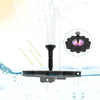 Солнечный плавающий фонтан с листьями лотоса, мини-открытый пруд, рыбный пруд, аэрация, солнечный водяной насос, фонтан для рыбного пруда с батареей