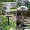 Солнечный плавающий фонтан с листьями лотоса, мини-открытый пруд, рыбный пруд, аэрация, солнечный водяной насос, фонтан для рыбного пруда с батареей