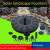 Solar Fish Pond Water Pump Outdoor Fish Pond Solar Fountain Fish Tank Landscape Floating Fountain