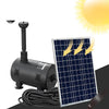 Solar 12v Water Pump Brushless Dc Micro Fountain Water Pump Garden Fish Pond Landscape With 2 Kinds Of Nozzles 12v Water Pump + 25w Solar Panel