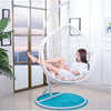 Household Indoor Rocking Chair Double Rocking Chair Hanging Orchid Hammock Balcony Rocking Chair Single White Floor Mat Promotion With Cushion