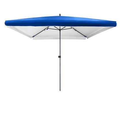 Наружный солнцезащитный козырек для двора, большой зонт, стойло, коммерческий большой квадратный зонт, против защемления рук, синий, 2,0*2,0 м