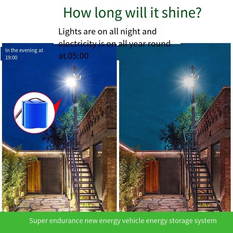 Solar Lamp Outdoor Courtyard Lamp Household Indoor And Outdoor LED Projection Lamp New Rural Lighting Street Lamp Searchlight Square Enclosure Court Wall Lamp