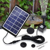 Solar Fountain Running Water Submersible Pump Pumping Small Outdoor Family Fish Pond Rockery Garden Landscape Household 6v 3w