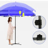 2.2 M Oxford Large Umbrella With Water Injection Garden Umbrella Using Thickened Oxford Cloth With High Density