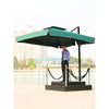 Big Umbrella Stall Umbrella Wind And Rain Proof Outdoor Sentry Box Sunshade Umbrella Security Guard Platform Outdoor Umbrella 2.1x2.1m