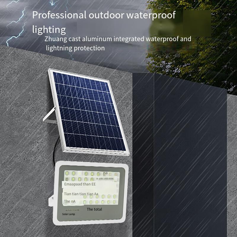 Solar Lamp Courtyard Lamp Outdoor Lighting LED Roof Household Garden Street Lamp Equipped With 5m Line Rural Square Lamp 400w