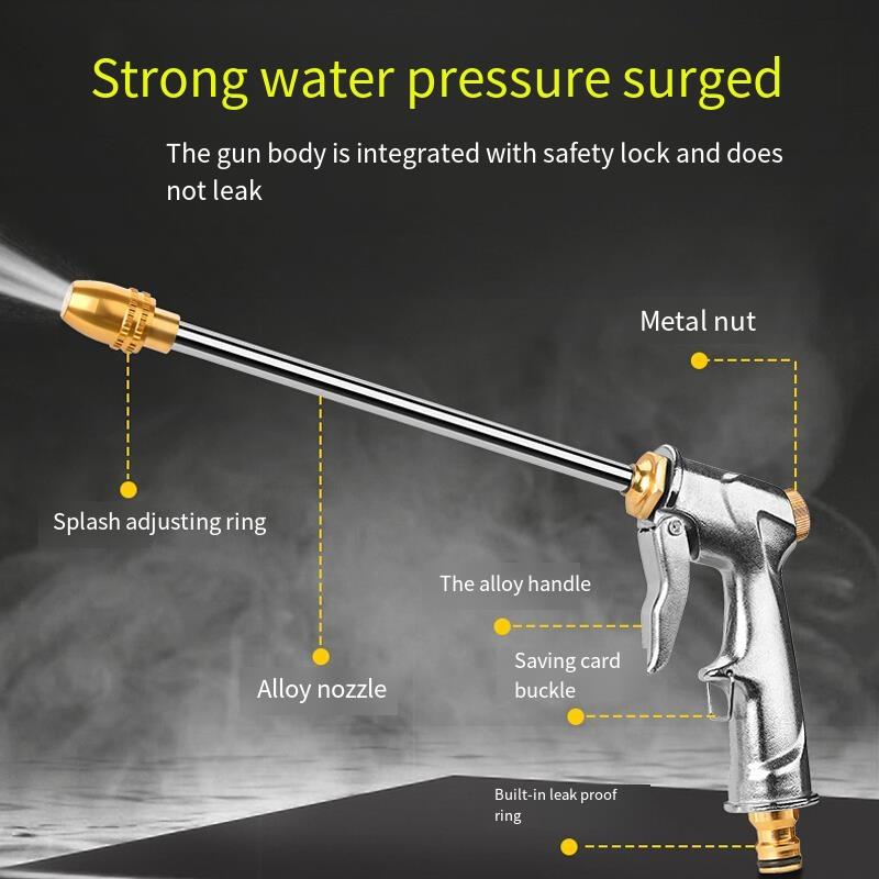 30m High Pressure Car Washing Water Gun Garden Watering Telescopic Water Pipe Hose Set Household Booster Nozzle Connected To Faucet Tap