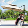 Бытовой дворик, римский зонт, уличный зонт от солнца, садовый зонтик, магазин чая с молоком, кофейня, уличный зонт-стойка, площадь 2,5 м