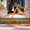 Bamboo Rocking Chair Elderly Rocking Chair Adult Leisure Chair Folding Chair Outdoor Reclining Chair Lunch Break Bamboo Taishi Rattan Bamboo Chair