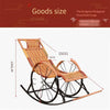 Rocking Chair Adult Master Chair Leisure Chair Lazy Chair Stool Leisure Balcony Afternoon Couch Elderly Chair Outdoor Chair Brown