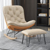 Скандинавское роскошное кресло-качалка, кресло с откидной спинкой, ленивое кресло для гостиной, домашнее кресло-качалка, одиночный диван, кресло для отдыха на балконе для взрослых