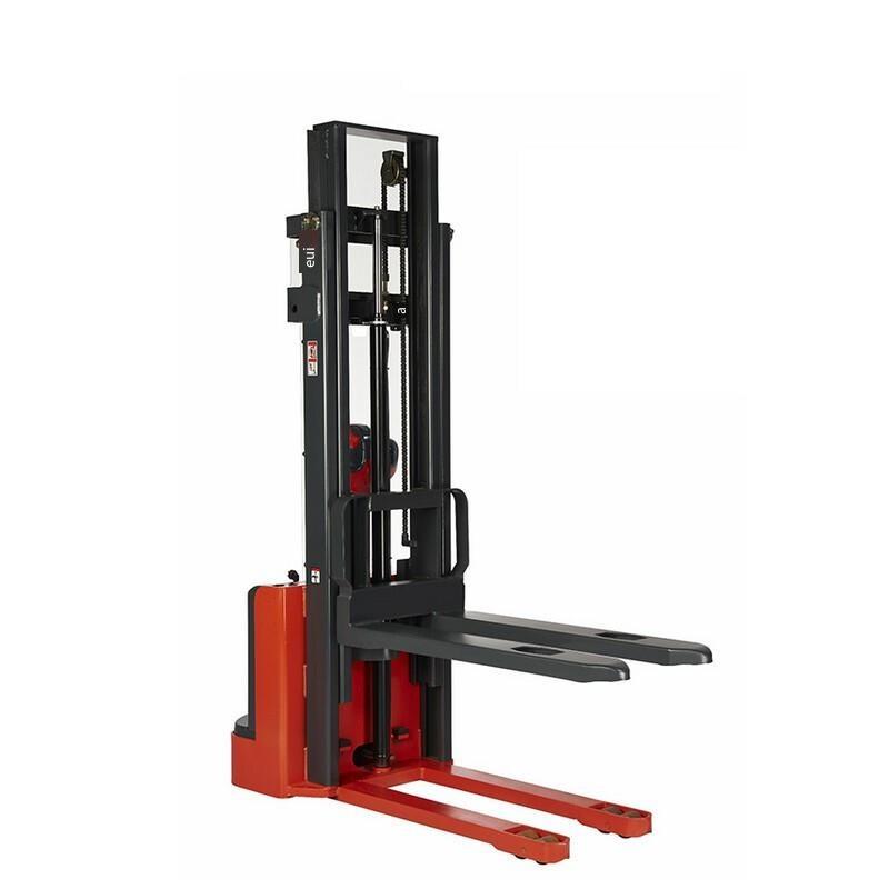 Battery Pallet Stacking Forklift Lifting Height 2927 mm for Warehouse Building Site Freight Yard
