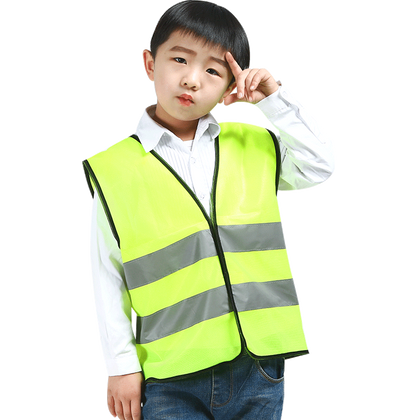 25 шт. Детская защитная одежда Светоотражающий жилет Защитный жилет для групповой деятельности Внеклассная флуоресцентная одежда для учащихся начальной школы 