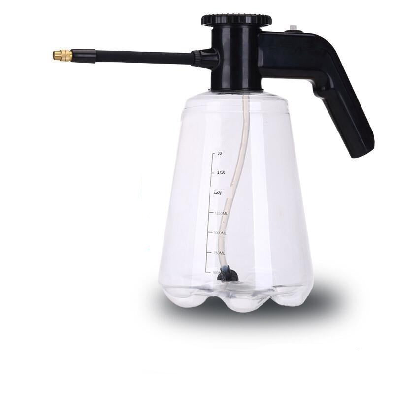 Fleshy Kettle Large Capacity Electric Sprinkler Green Meat Plant Watering Pot Watering Kettle Small Household Agricultural Sprayer 3L Portable White