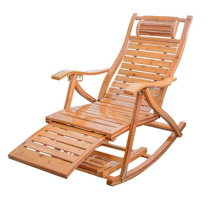 Бамбуковое кресло-качалка, семейный балкон, складное кресло для отдыха для пожилых людей, кровать, офисное кресло с откидной спинкой, кресло для отдыха для взрослых, обеденный перерыв