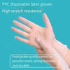 Одноразовые перчатки ПВХ Латексные резиновые перчатки Защита от износа Дезинфекция Проверка Прозрачный 100 Одноразовые перчатки ПВХ 100 [Прозрачный] 