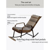 Rocking Chair Rattan Chair Adult Outdoor Balcony Leisure Reclining Chair Carefree Chair Elderly Rocking Chair Afternoon Couch Indoor Lazy Chair