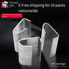 10 пакетов 150 шт./пакет пластиковая стальная упаковка Пряжка зажим для домашних животных листовой металл