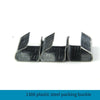 6 шт., ПЭТ-пластик, стальная упаковочная пряжка для ремня, упаковочная пряжка из железного листа, ручная упаковочная пряжка для ремня