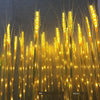 30 шт. светодиодная светоизлучающая лампа для ушей пшеницы, непромокаемая лампа для ушей с имитацией риса, открытый квадратный парк, лужайка, пейзаж, украшение для туристической достопримечательности, Золотая пшеница