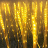 30 шт. светодиодная светоизлучающая лампа для ушей пшеницы, непромокаемая лампа для ушей с имитацией риса, открытый квадратный парк, лужайка, пейзаж, украшение для туристической достопримечательности, Золотая пшеница