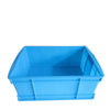 Утолщенная пластиковая коробка, прочная устойчивая к падению прямоугольная корзина для оборота, синяя 