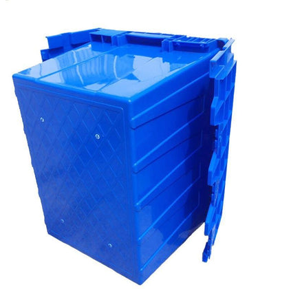 Пластиковый оборотный ящик с наклонной вилкой, оборотный ящик, специальный транспортный ящик с крышкой для аптеки