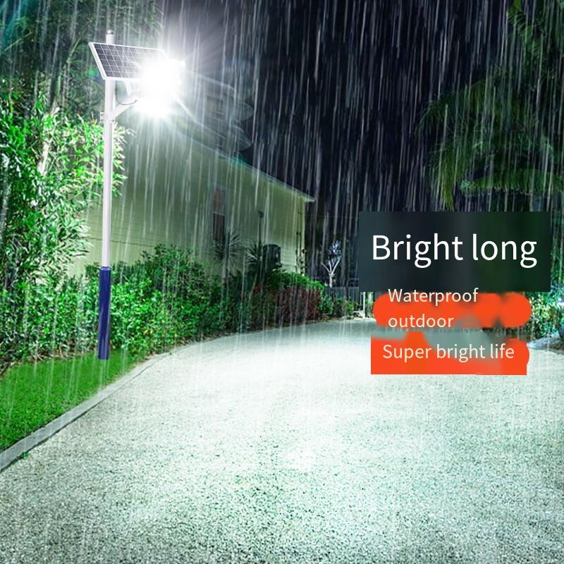 Solar Lamp Outdoor Street Lamp Household Courtyard Lamp Highlight New Rural Human Body Induction Projection Lamp Square Lamp Waterproof LED Wall Lamp