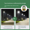 Solar Lamp Outdoor Street Lamp Household Courtyard Lamp Highlight New Rural Human Body Induction Projection Lamp Square Lamp Waterproof LED Wall Lamp
