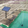 Солнечный фонтанный водяной насос для виллы, сада, солнечный водяной насос для пруда, цикл фильтрации кислорода 15 Вт