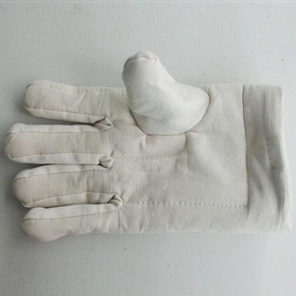 15 пар утолщенных хлопковых перчаток с пятью пальцами, термостойкие перчатки, теплоизоляционные и против ожогов, перчатки для выпечки в микроволновой печи