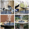 Солнечный фонтан, плавающий микробатарейный фонтан, открытый сад, двор, рокарий, ландшафтный дизайн, водяной насос, 1 Вт, солнечный фонтан