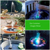 Солнечный фонтан с батареей, уличный сад, рокарий, ландшафтный дизайн, открытый пруд с рыбой, небольшой водоструйный насос, круглый фонтан 1 Вт (без батареи)