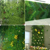 Зеленое растение, украшение стены, растение, стена, изображение газона, настенное подвесное пластиковое моделирование, цветок газона, искусственный цветок, благоприятный гибискус * 1 шт.