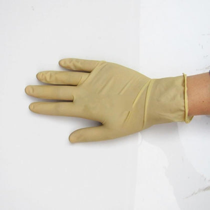 9-дюймовые латексные перчатки Одноразовые перчатки Без пыли Латексные перчатки для чистых помещений 50 шт./упаковка 