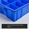 Коробка для хранения инструментов с несколькими сетками, набор деталей, коробка для классификации винтов, коробка для оборота, склад, синий 