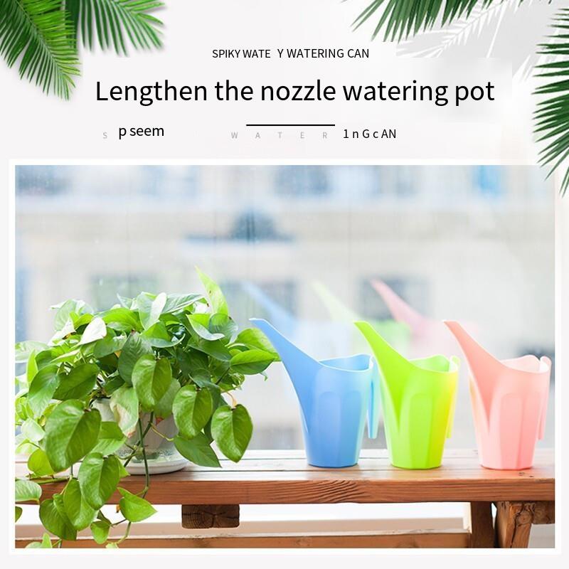 10 Pcs Horticultural Long Mouth Watering Pot Potted Flowers And Plants Fleshy Horticultural Flowers And Vegetables Flower Tool 1L Watering Pot Blue