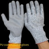 10 пар защитных перчаток с полиуретановым покрытием. Устойчивые к ударам кухонные износостойкие перчатки. Перчатки для защиты труда при деревообработке. Рабочие перчатки против порезов - свободный размер. 