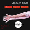 Одноразовые перчатки с длинными руками для животных с длинным рукавом длиной 85 см. 500 штук утолщенного и удлиненного оборудования для разведения. Одноразовые перчатки с длинными руками. 