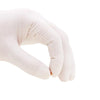 Бытовые одноразовые резиновые перчатки, пленочные, пластиковые, прозрачные, для общественного питания, кухни, латексные перчатки, 100/коробка, белый M 