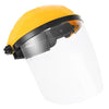 6 шт., защитный щиток для лица, защита от масляного дыма, кухонный чехол, маска для лица, желтый верх, белый экран для лица, 1 комплект 