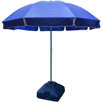 Наружный солнцезащитный козырек, большой уличный зонт, рекламный зонт, коммерческий напольный зонт, круглый зонт 2,4 м без основания