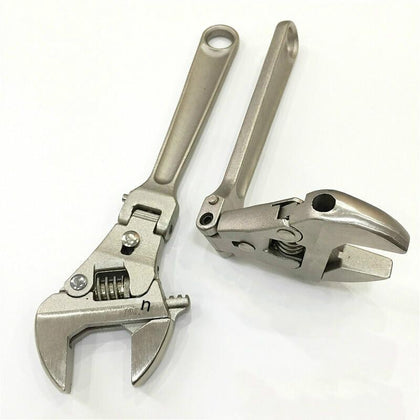 8-дюймовый быстрый гаечный ключ двойного назначения с трещоткой, многофункциональный регулируемый гаечный ключ, складной регулируемый гаечный ключ с встряхивающейся головкой