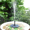 Цветочный плавающий солнечный фонтан, открытый рыбный бассейн, украшение, водяной насос